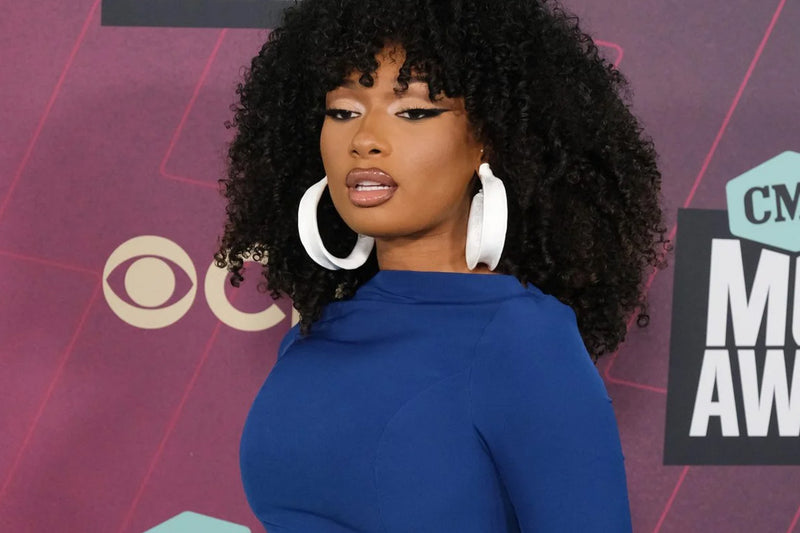 Megan Thee Stallion Stuns in Blue Attire at the CMT Awards